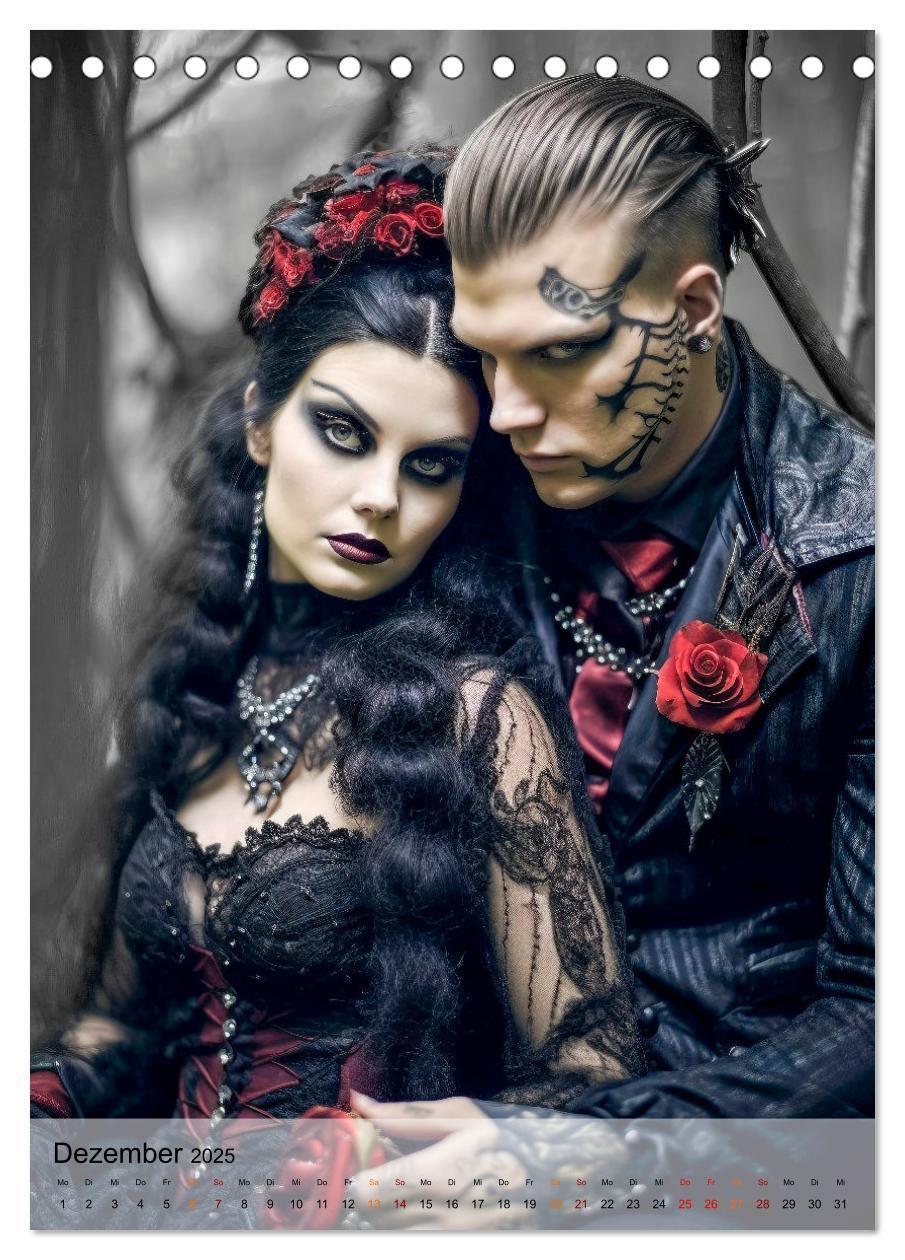 Bild: 9783435867042 | Gothic ist cool (Tischkalender 2025 DIN A5 hoch), CALVENDO...