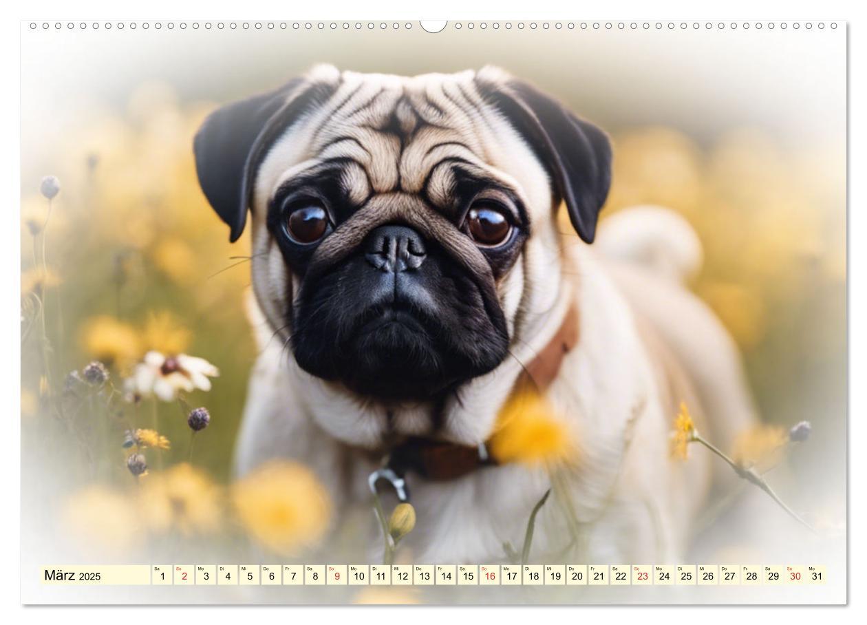 Bild: 9783435372348 | Rasseportraits - Hunde (hochwertiger Premium Wandkalender 2025 DIN...