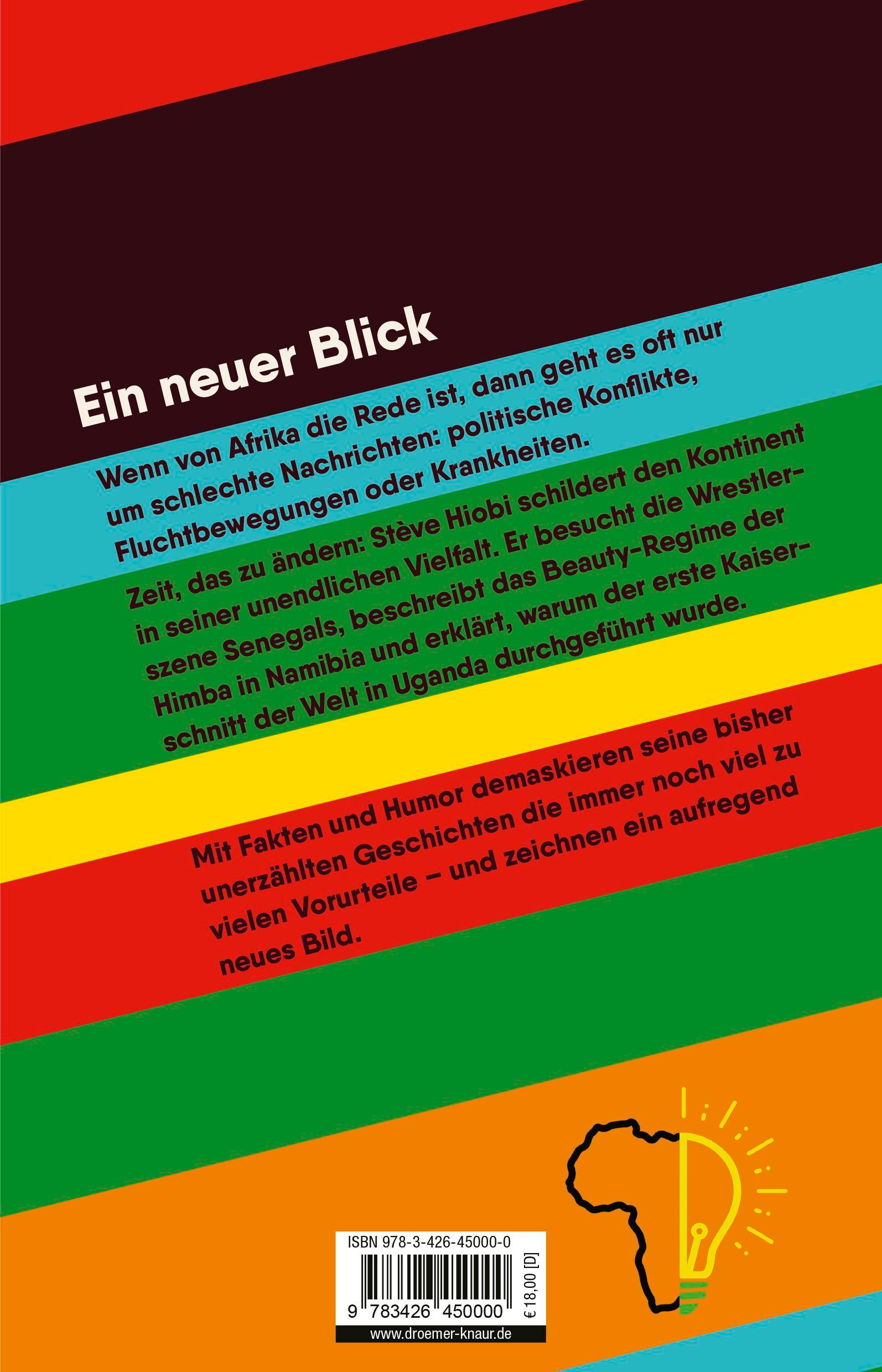 Rückseite: 9783426450000 | All about Africa | Stève Hiobi | Taschenbuch | 256 S. | Deutsch | 2024