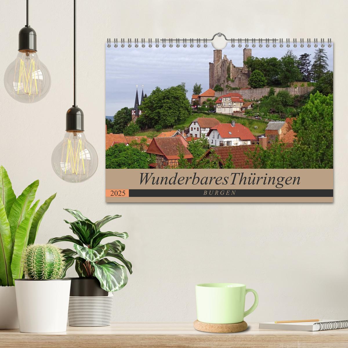 Bild: 9783435611515 | Wunderbares Thüringen - Burgen (Wandkalender 2025 DIN A4 quer),...