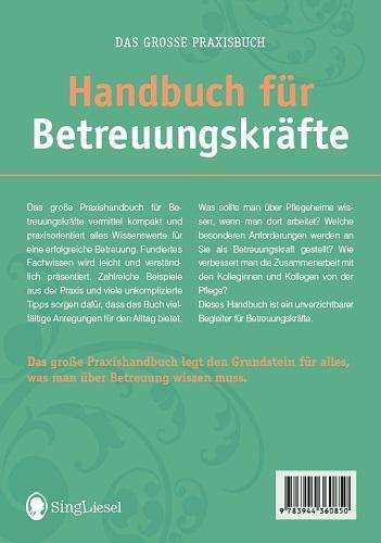 Bild: 9783944360850 | Das Handbuch für Betreuungskräfte | das große Praxisbuch | Marion Bär