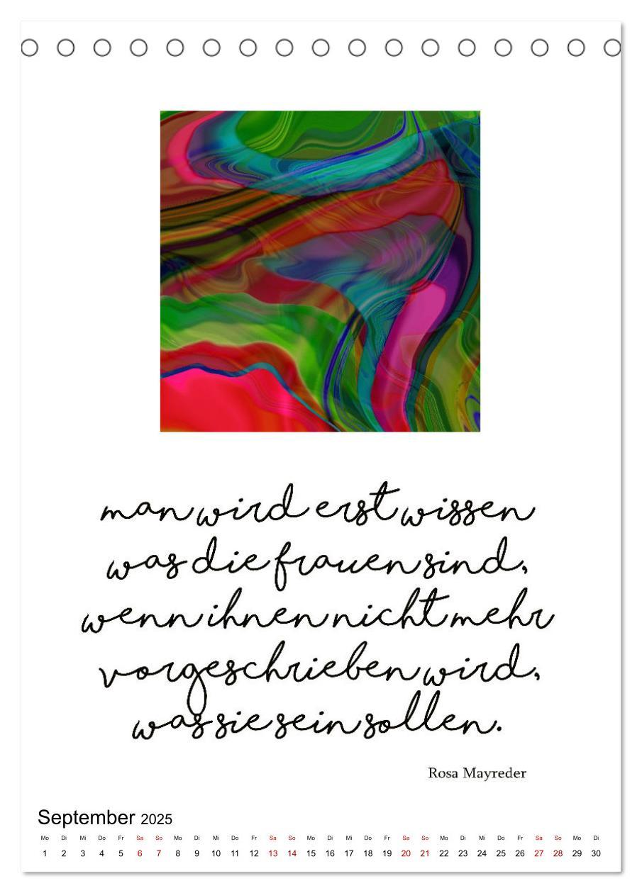 Bild: 9783435852529 | Mehr als Worte - Zitate starker Frauen (Tischkalender 2025 DIN A5...