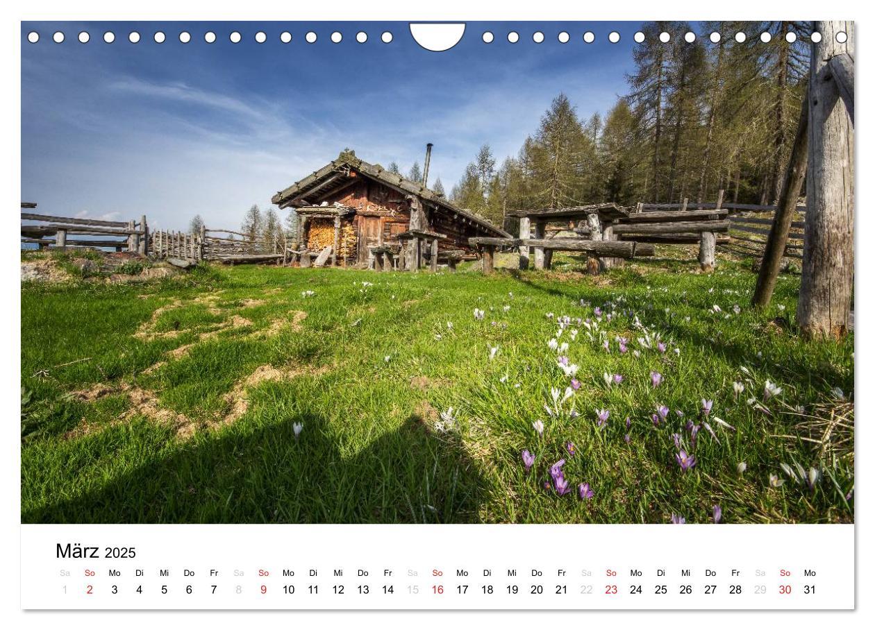 Bild: 9783435495917 | Almen im Ultental (Wandkalender 2025 DIN A4 quer), CALVENDO...