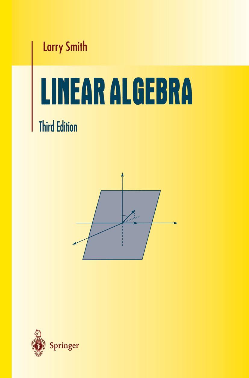 Cover: 9780387984551 | Linear Algebra | Larry Smith | Buch | xii | Englisch | 1998