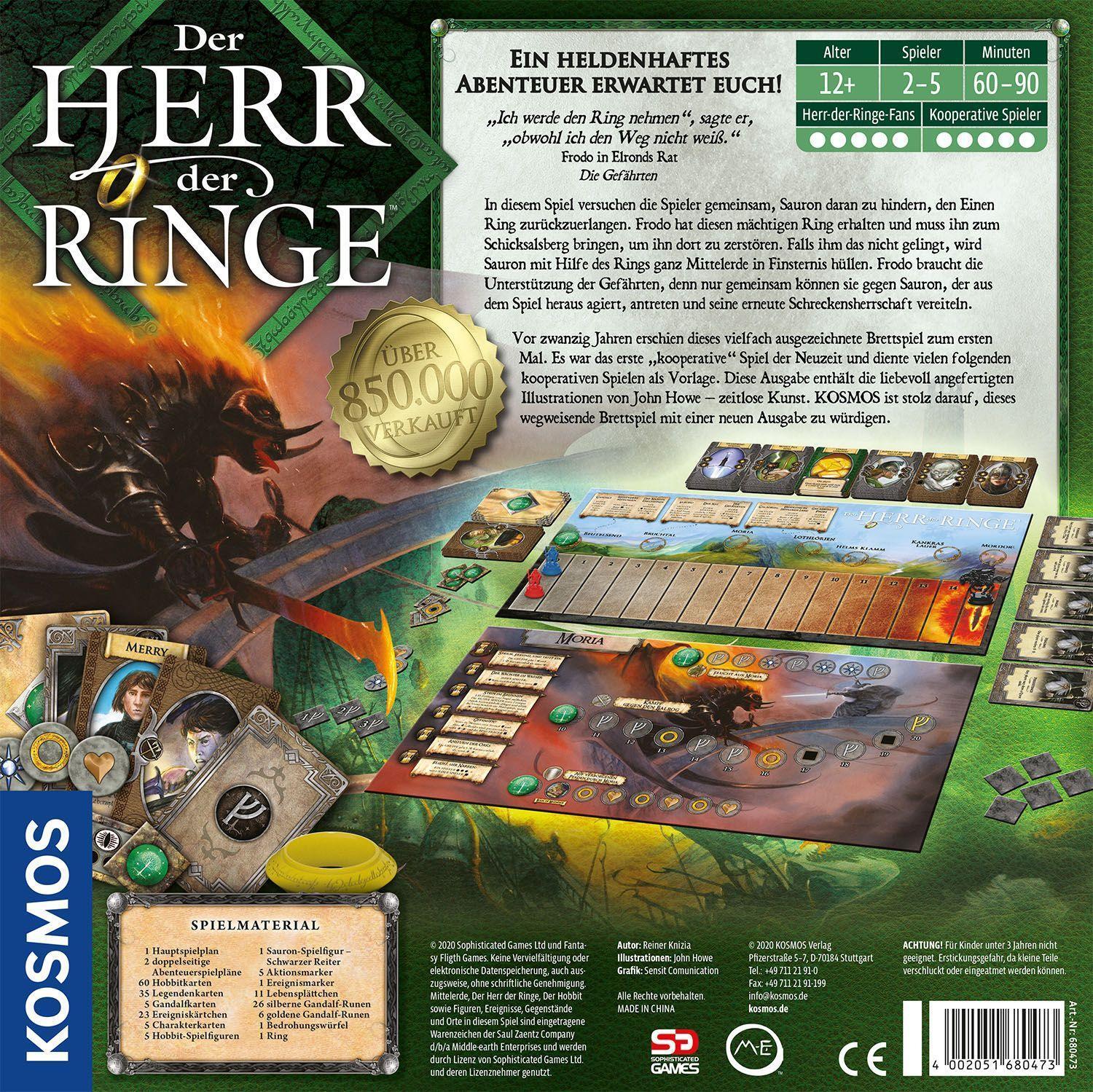 Bild: 4002051680473 | Der Herr der Ringe | Reiner Knizia | Spiel | Brettspiel | 680473