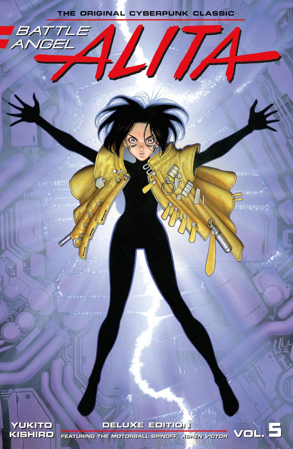 Cover: 9781632366023 | Battle Angel Alita Deluxe 5 (Contains Vol. 9 &amp; Ashen Victor) | Kishiro