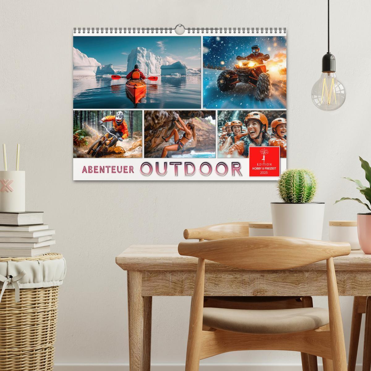 Bild: 9783457187432 | Abenteuer Outdoor (Wandkalender 2025 DIN A3 quer), CALVENDO...