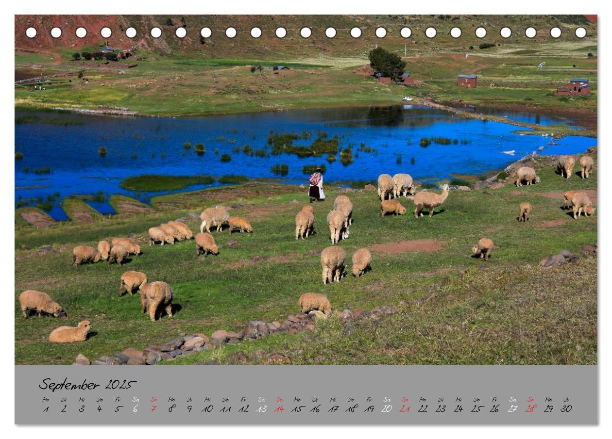 Bild: 9783435750122 | Peru 2025 (Tischkalender 2025 DIN A5 quer), CALVENDO Monatskalender