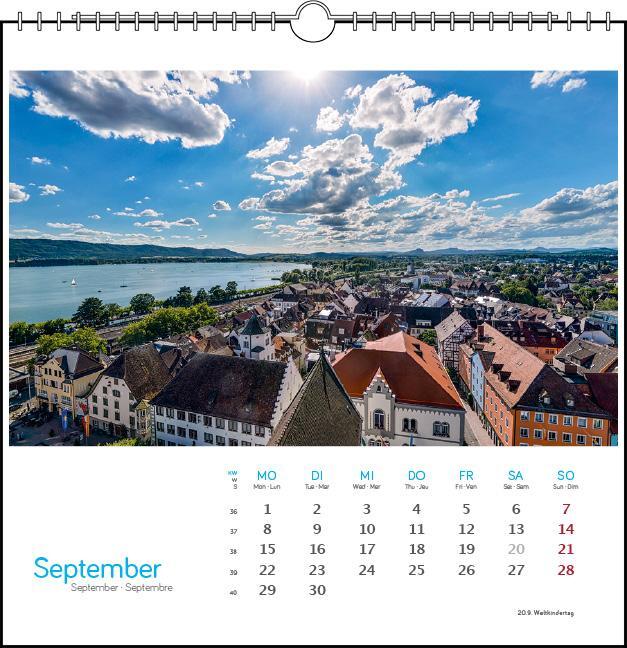 Bild: 9783861924098 | Bodensee 2025 | Postkarten-Tischkalender | verschiedene Fotografen