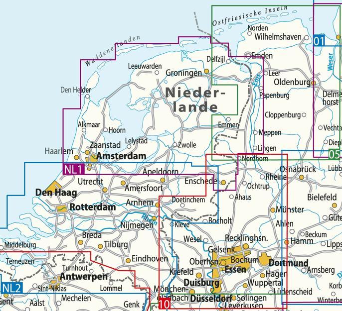 Bild: 9783969902295 | ADFC-Radtourenkarte NL 1 Niederlande Nord 1:150.000, reiß- und...