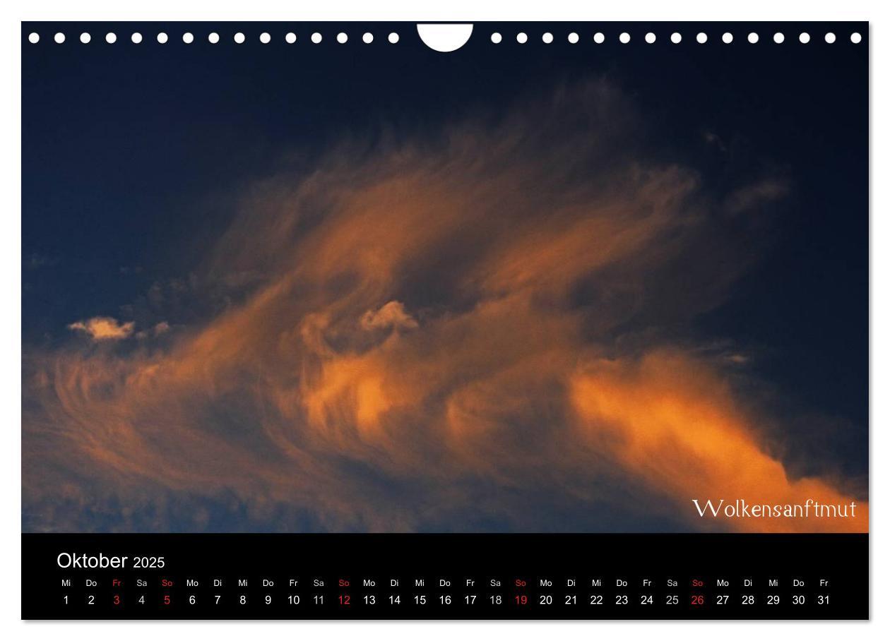 Bild: 9783435799503 | Wolken-Kunstwerke (Wandkalender 2025 DIN A4 quer), CALVENDO...