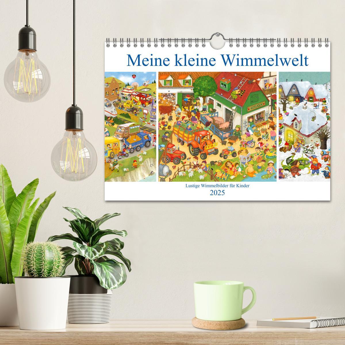 Bild: 9783435416417 | Meine kleine Wimmelwelt (Wandkalender 2025 DIN A4 quer), CALVENDO...