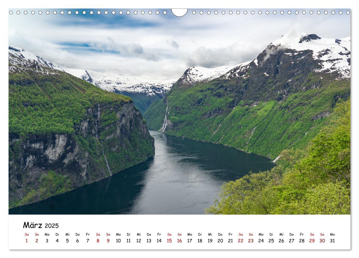 Bild: 9783383930287 | Norwegens wunderschöne Fjorde (Wandkalender 2025 DIN A3 quer),...