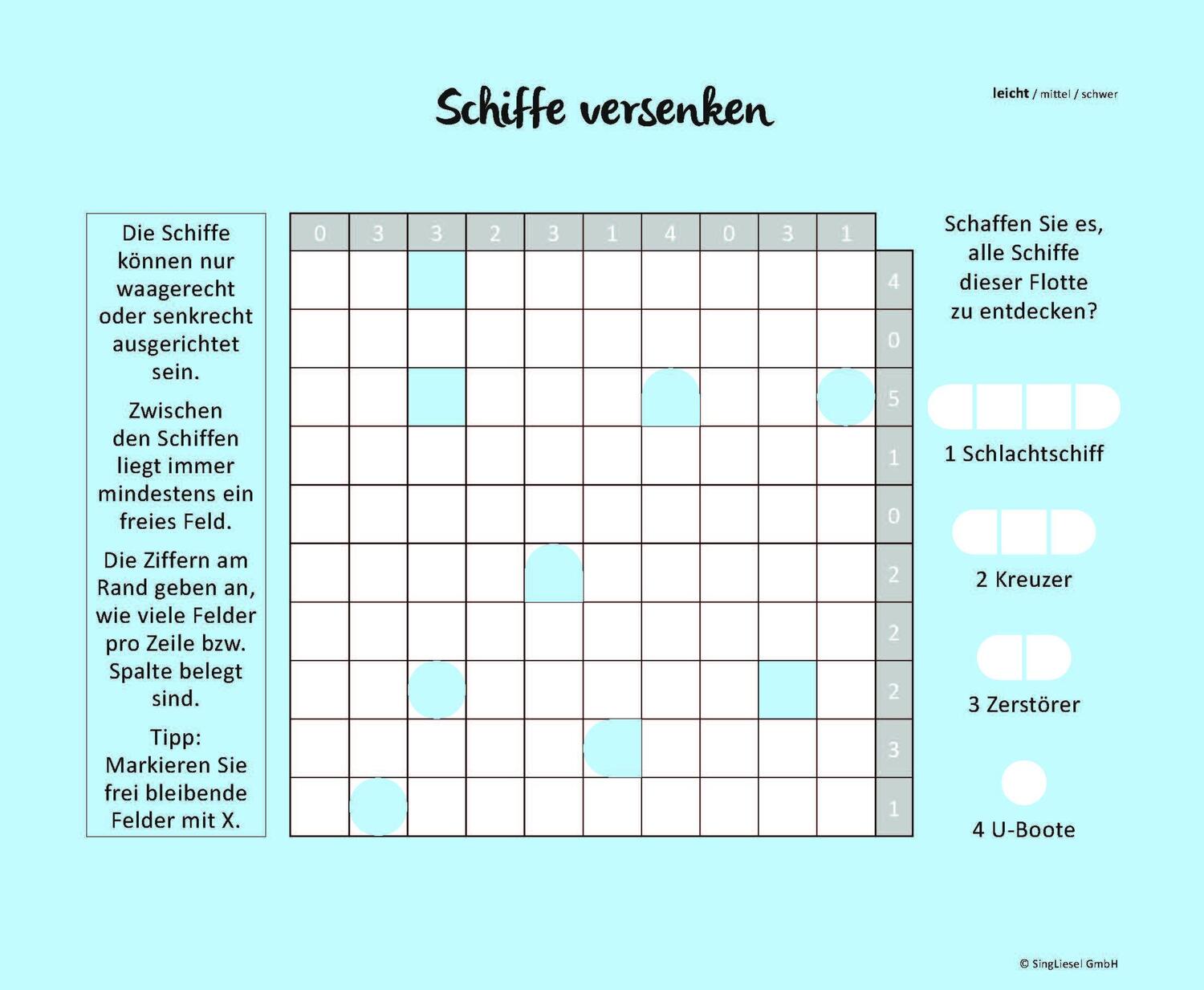 Bild: 9783948106430 | Schiffe versenken. Jetzt ohne Gegner alleine spielen. Der...