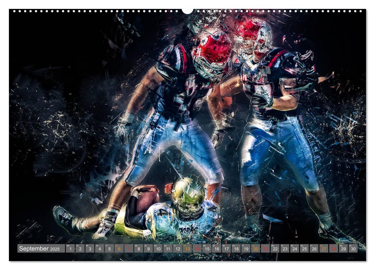 Bild: 9783435329304 | American Football - so cool (Wandkalender 2025 DIN A2 quer),...