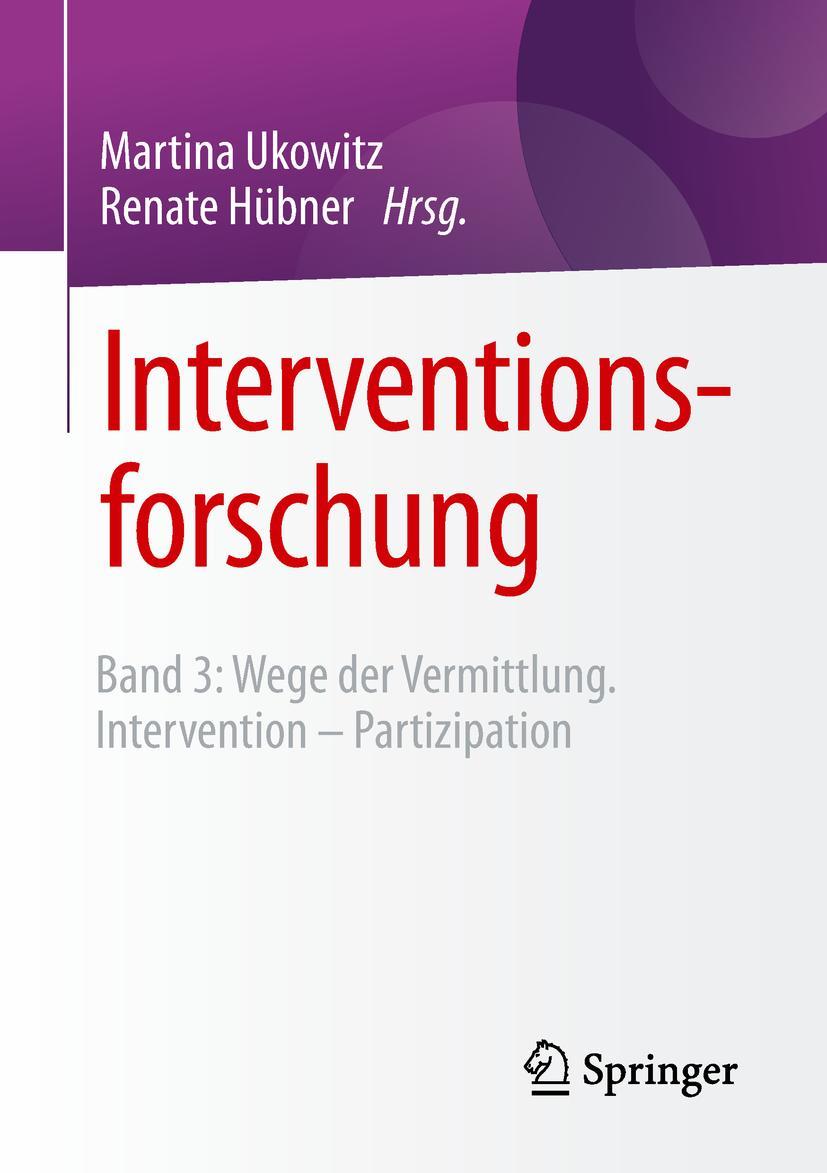 Cover: 9783658220471 | Interventionsforschung | Renate Hübner (u. a.) | Taschenbuch | xv