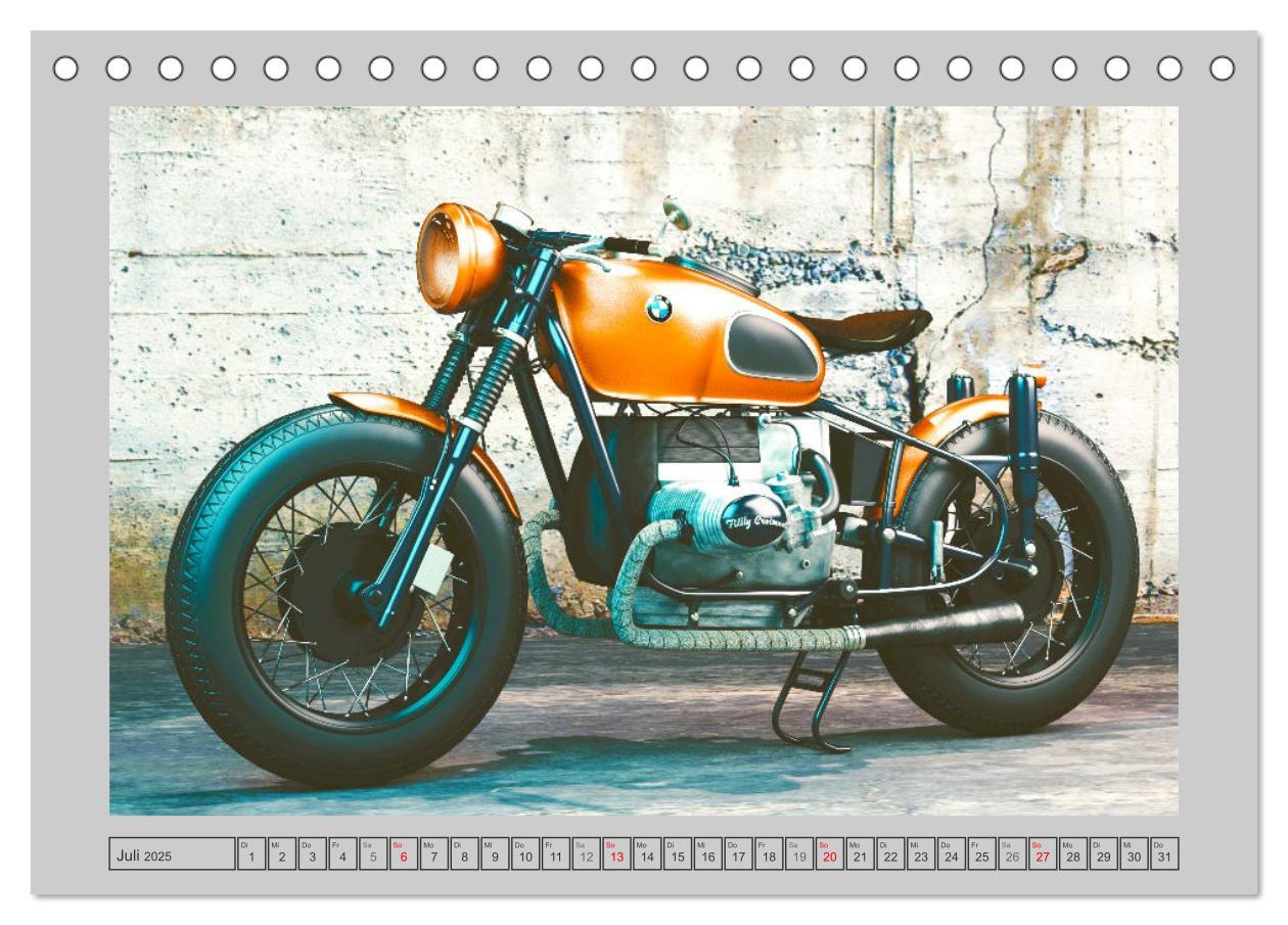 Bild: 9783383948992 | Vintage Bikes. Traumhafte Motorrad-Oldies (Tischkalender 2025 DIN...