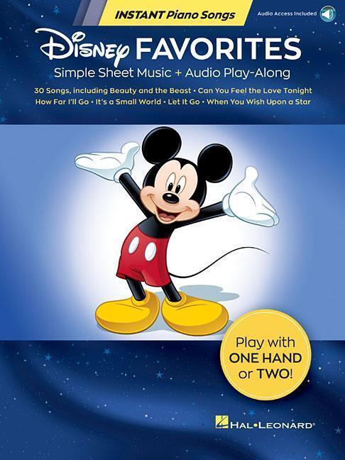 Cover: 888680793807 | Disney Favorites - Instant Piano Songs Book/Online Audio | Taschenbuch