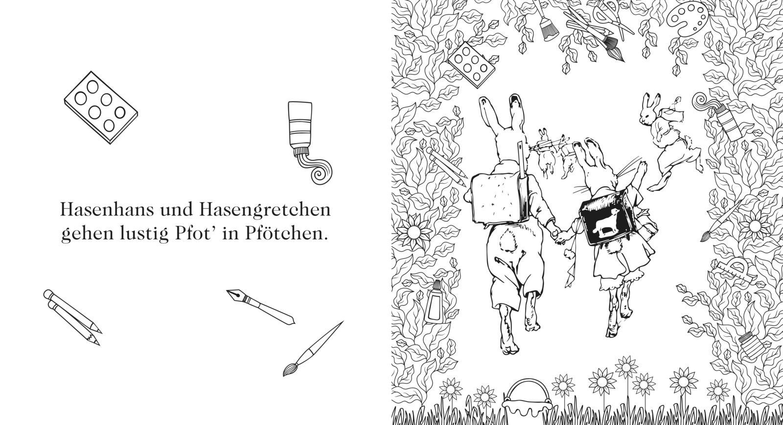 Bild: 9783480401611 | Die Häschenschule: Das Malbuch aus der Häschenschule | Albert Sixtus