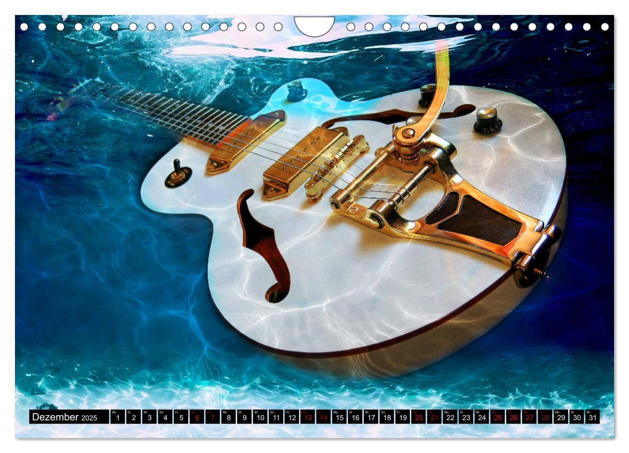 Bild: 9783435105700 | Gitarren im Wasser (Wandkalender 2025 DIN A4 quer), CALVENDO...