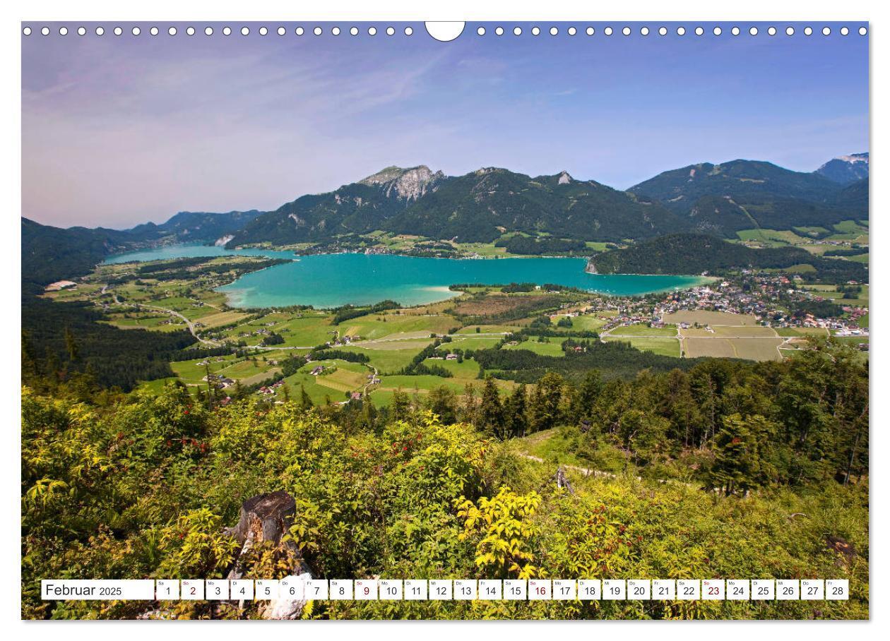 Bild: 9783435386123 | Der schöne Wolfgangsee im Salzkammergut (Wandkalender 2025 DIN A3...