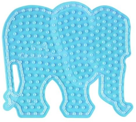 Cover: 28178820107 | Hama 8201 - Stiftplatte Elefant für Maxi-Bügelperlen, transparent