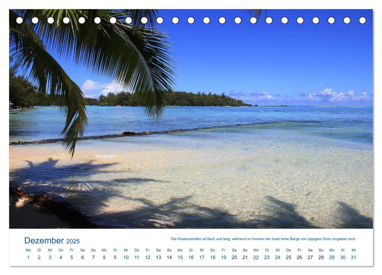 Bild: 9783435531295 | Südsee-Insel Mo'orea (Tischkalender 2025 DIN A5 quer), CALVENDO...