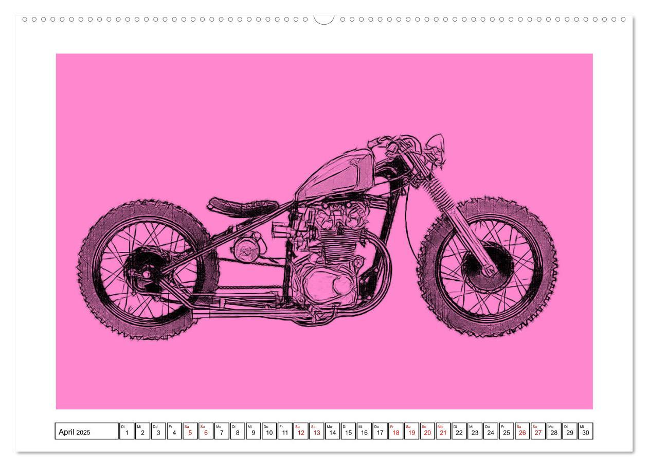 Bild: 9783435359837 | Motor Craft Motorräder (Wandkalender 2025 DIN A2 quer), CALVENDO...