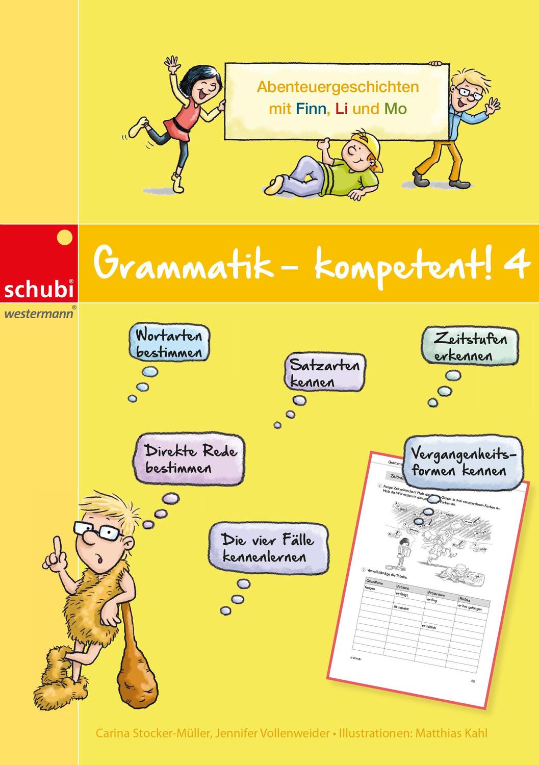 Cover: 9783867235747 | Grammatik - kompetent! 4 | Abenteuergeschichten mit Finn, Li und Mo