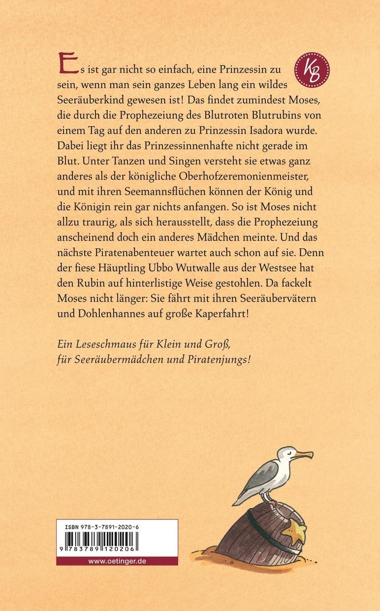 Rückseite: 9783789120206 | Leinen los, Seeräubermoses! | Kirsten Boie | Buch | 320 S. | Deutsch