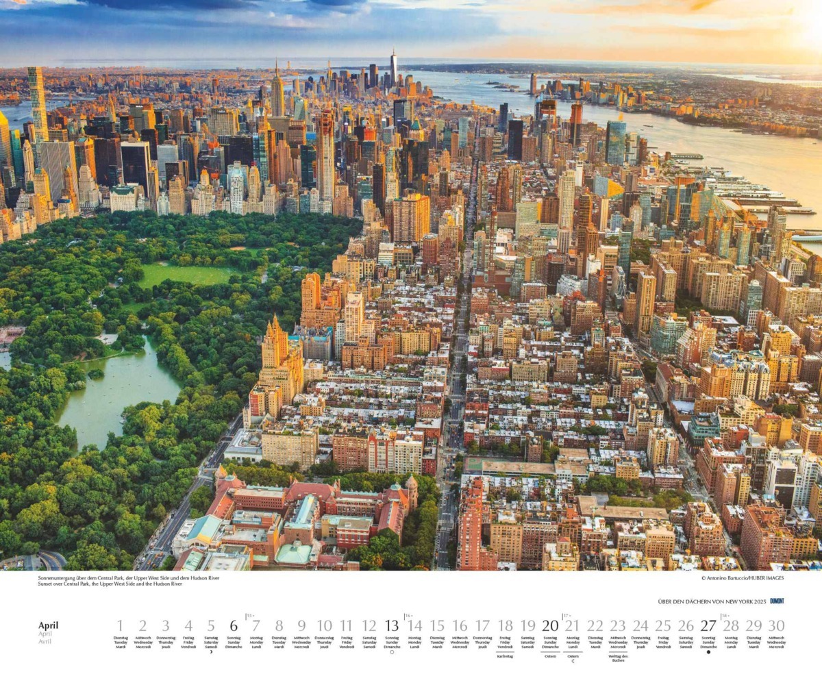 Bild: 4250809653754 | DUMONT - Über den Dächern von New York 2025 Wandkalender, 60x50cm,...