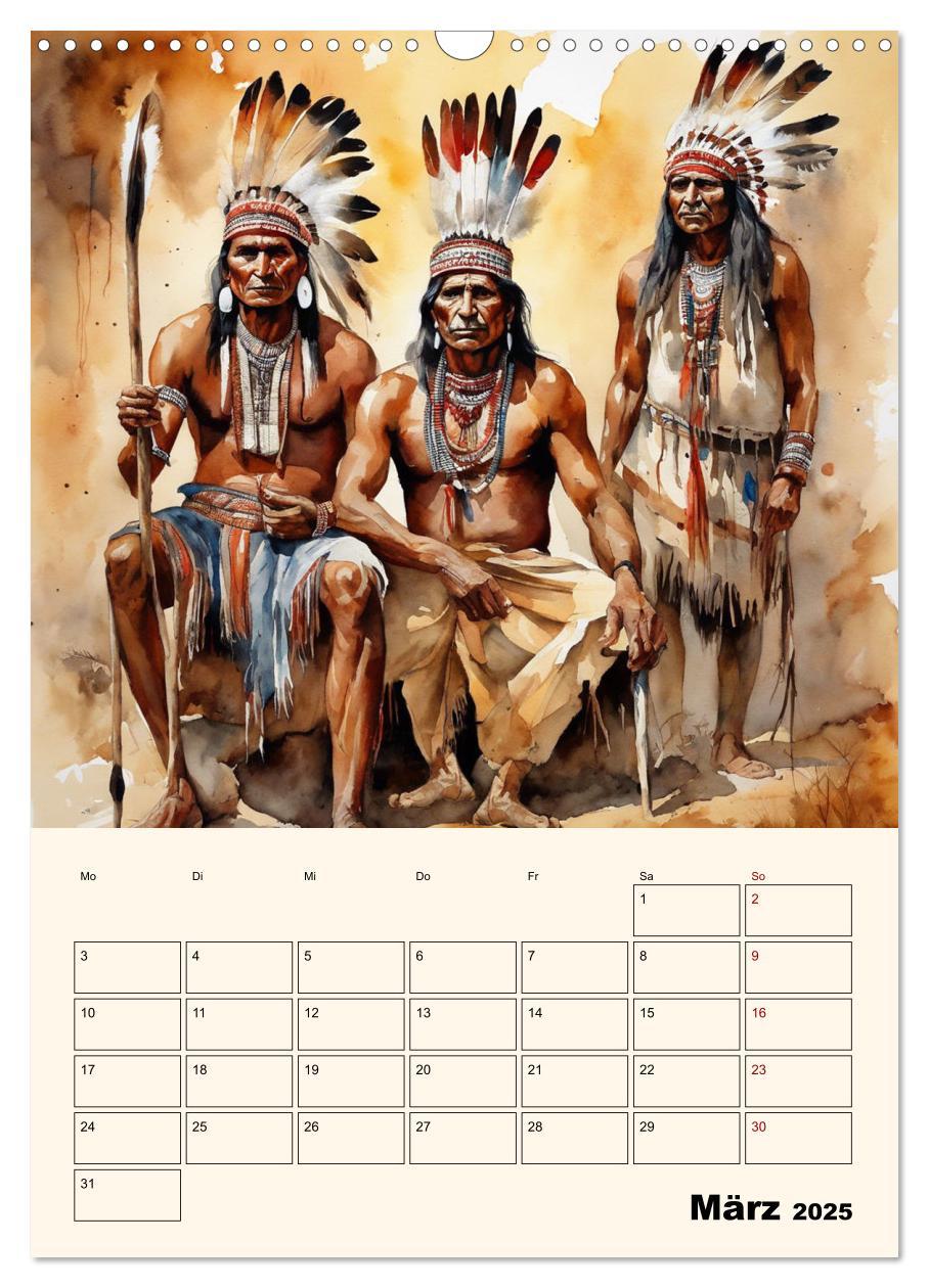 Bild: 9783383814808 | Indianische Kultur (Wandkalender 2025 DIN A3 hoch), CALVENDO...