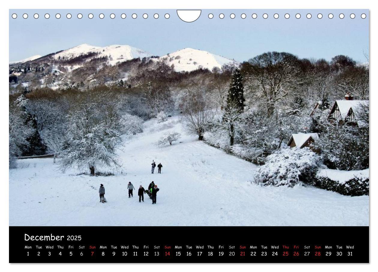 Bild: 9781325953448 | The Malvern Hills (Wall Calendar 2025 DIN A4 landscape), CALVENDO...