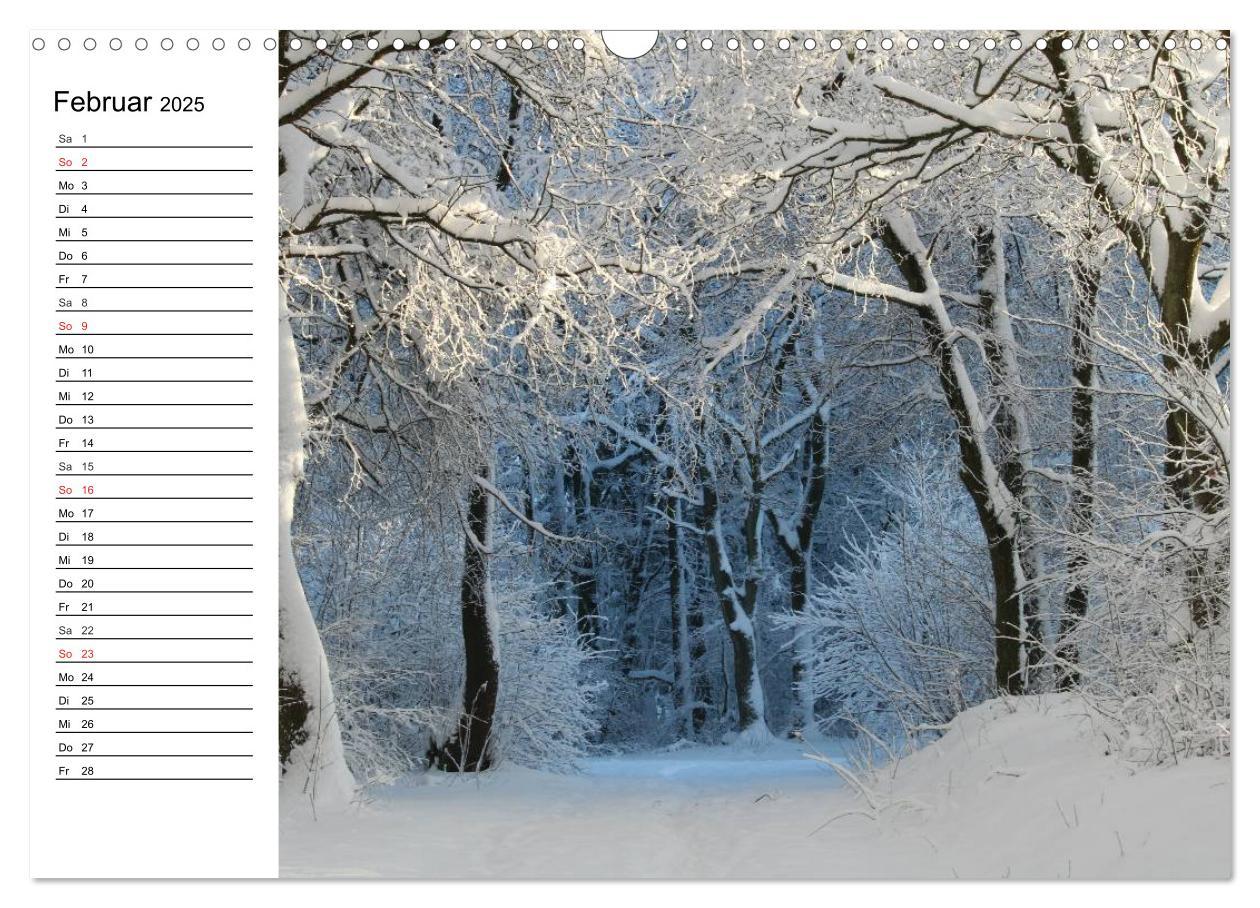 Bild: 9783435525201 | Wintermärchen. Landschaften im Schnee (Wandkalender 2025 DIN A3...