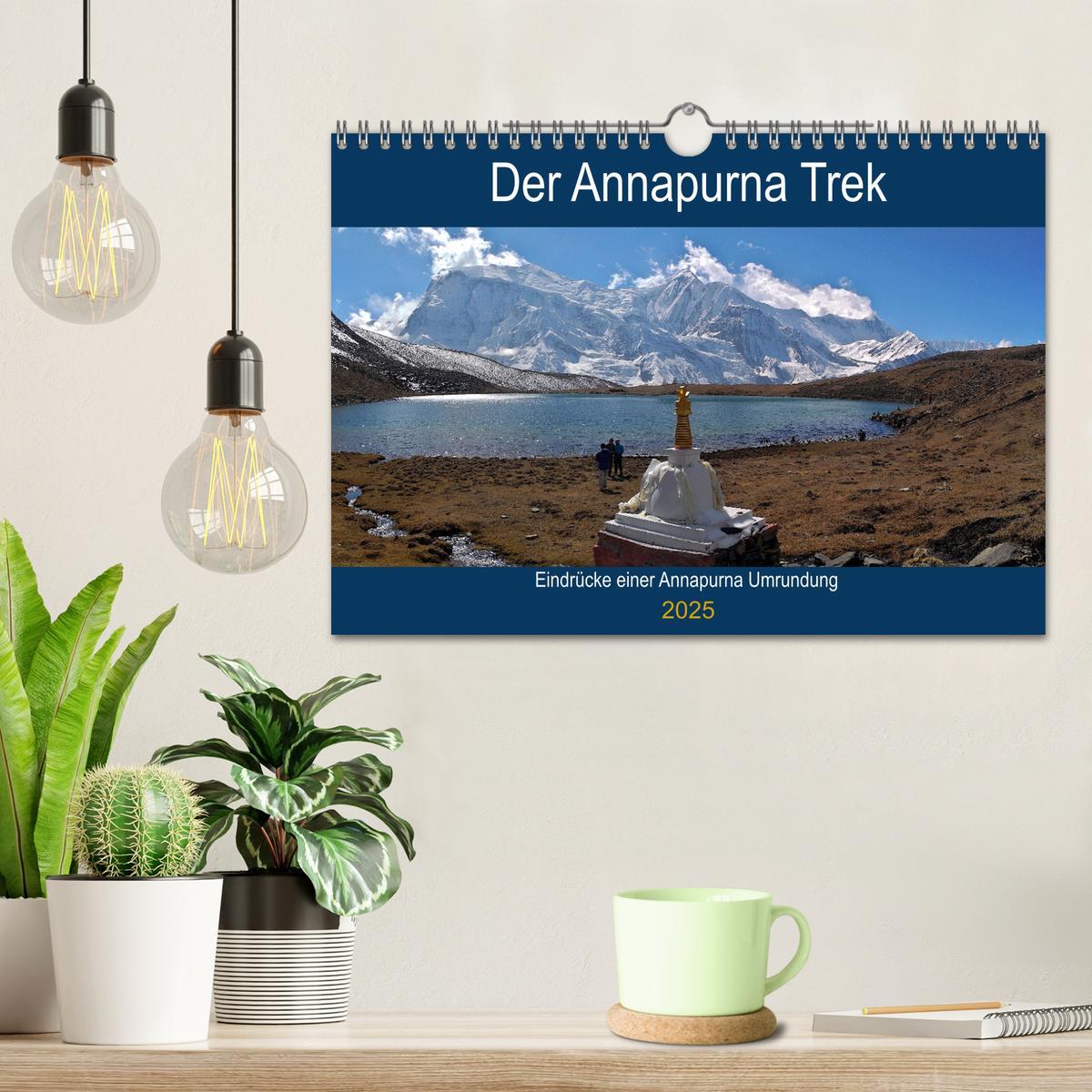 Bild: 9783435038077 | Der Annapurna Trek (Wandkalender 2025 DIN A4 quer), CALVENDO...