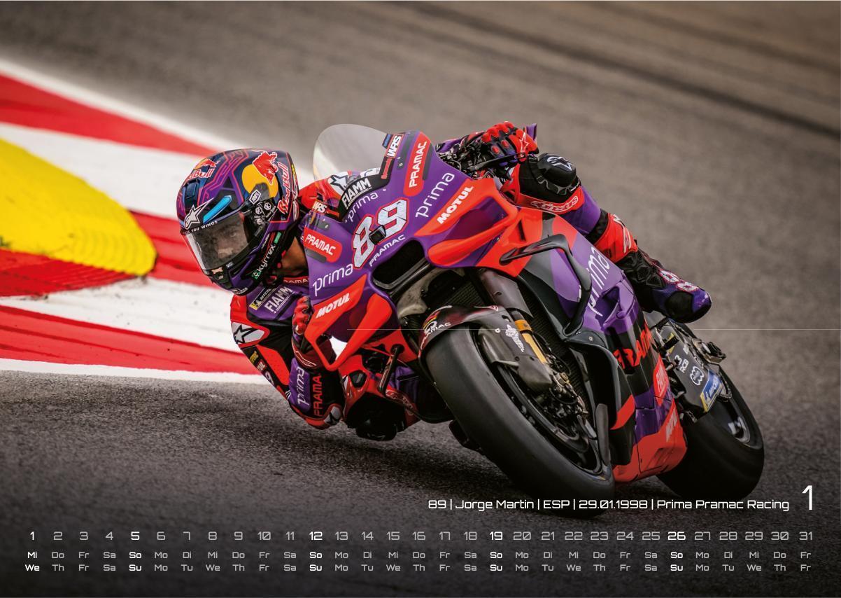 Bild: 9783986734039 | Motorrad Grand Prix 2025 - Kalender MotoGP DIN A3 | GP-Fever. de