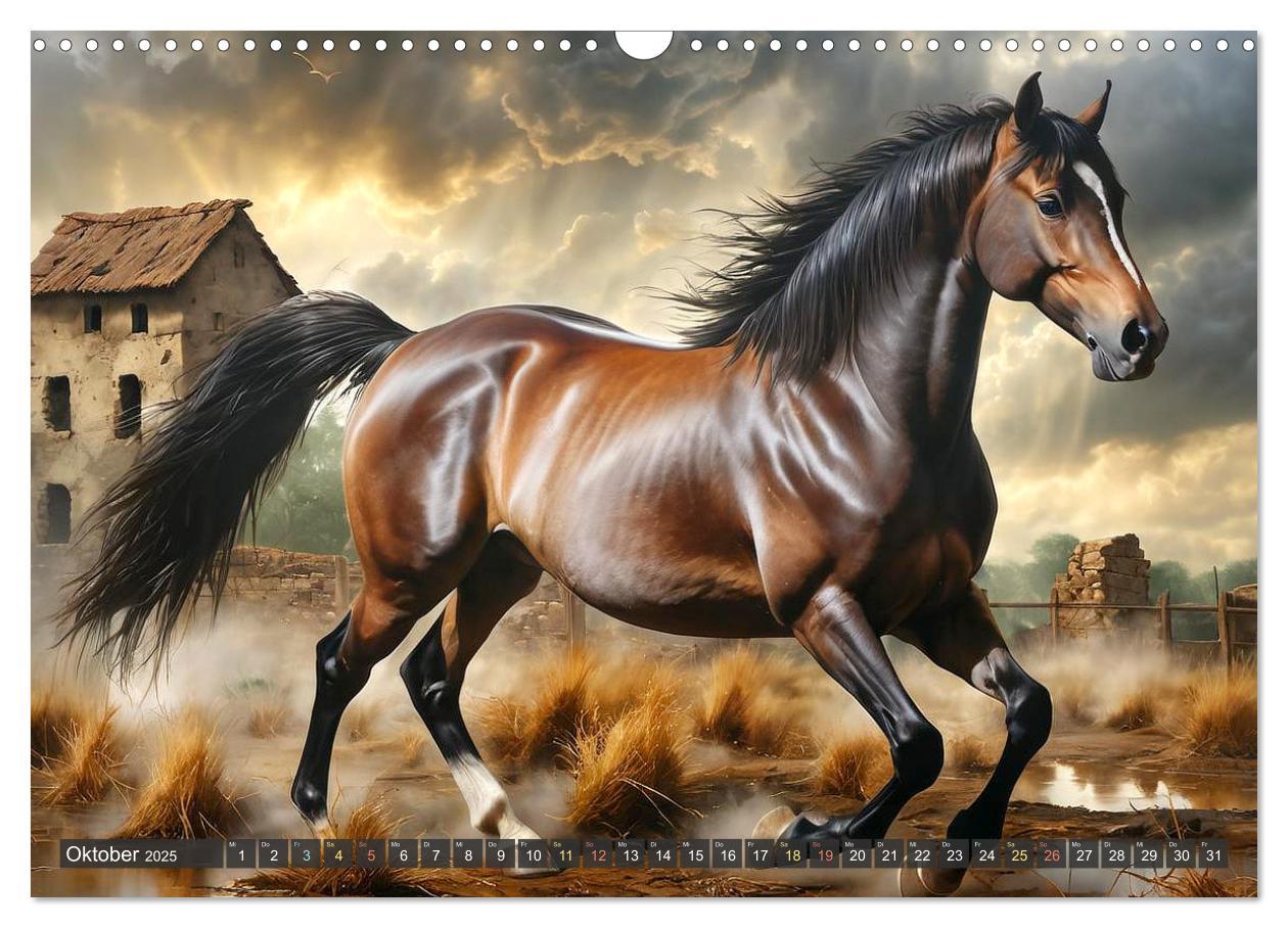 Bild: 9783457171004 | Schöne wilde Mustangs (Wandkalender 2025 DIN A3 quer), CALVENDO...