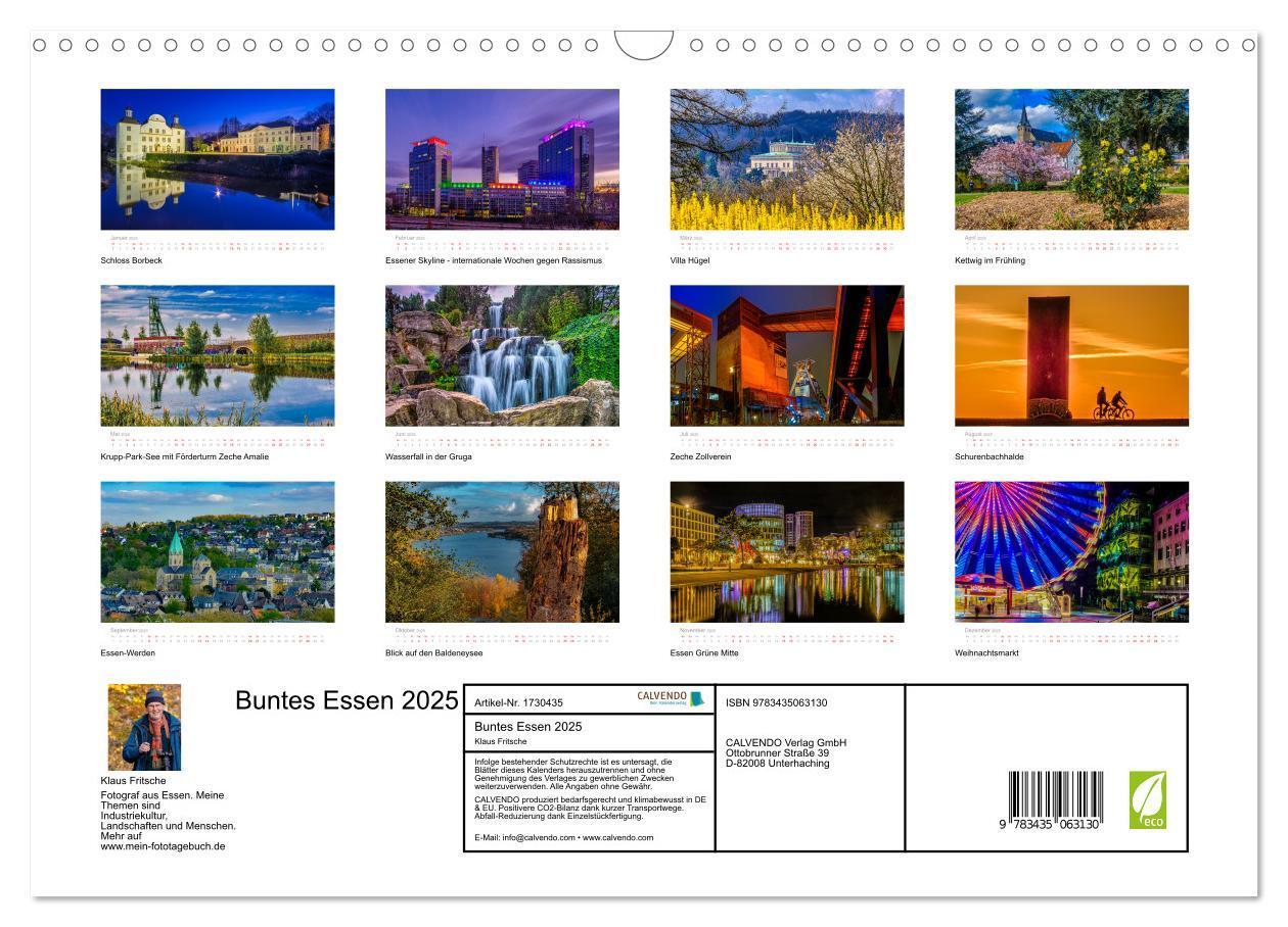 Bild: 9783435063130 | Buntes Essen 2025 (Wandkalender 2025 DIN A3 quer), CALVENDO...