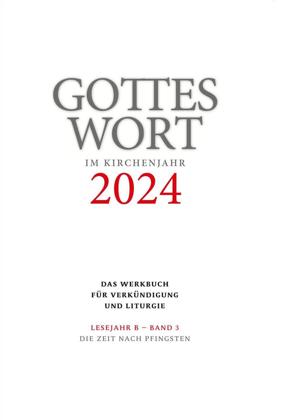 Cover: 9783429059187 | Gottes Wort im Kirchenjahr | Christoph Heinemann | Taschenbuch | 2024