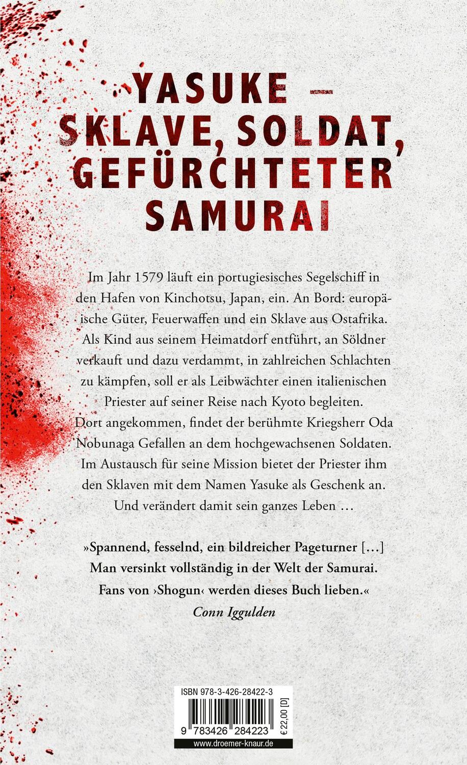 Rückseite: 9783426284223 | African Samurai | Craig Shreve | Buch | 320 S. | Deutsch | 2024