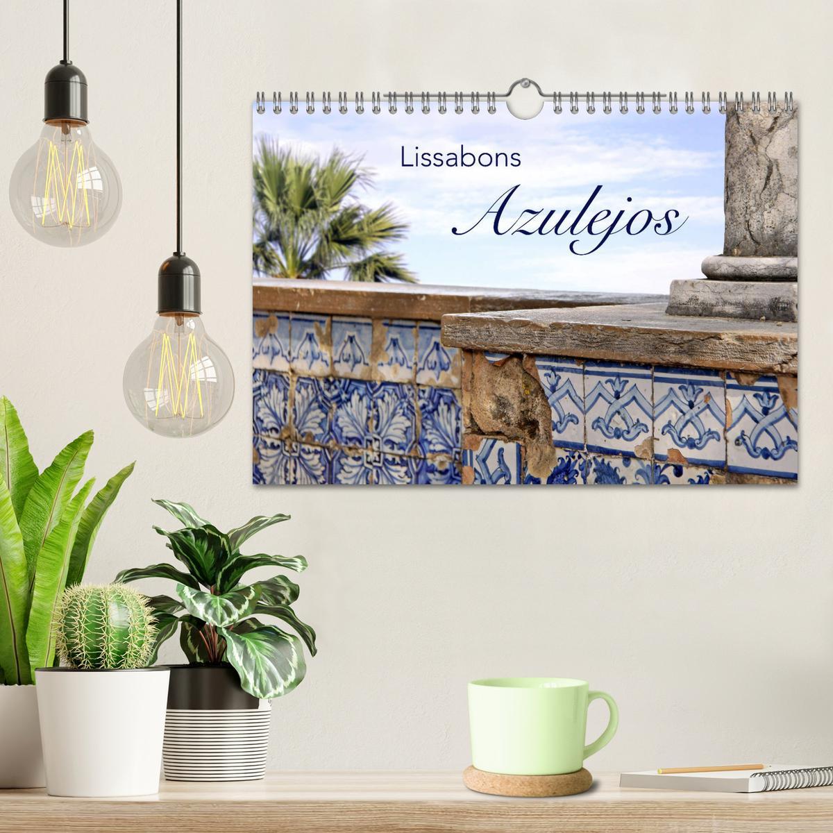 Bild: 9783435308101 | Lissabons Azulejos (Wandkalender 2025 DIN A4 quer), CALVENDO...