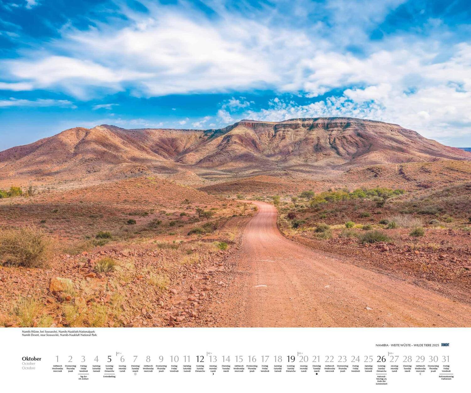 Bild: 4250809653761 | Namibia 2025 - Foto-Kalender - Poster-Kalender - 60x50 - Wildnis -...