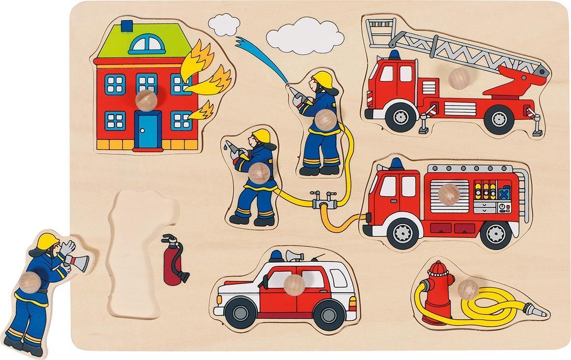 Cover: 4013594579070 | Steckpuzzle Feuerwehr | Puzzle | In Folie | 57907 | Deutsch | 2024