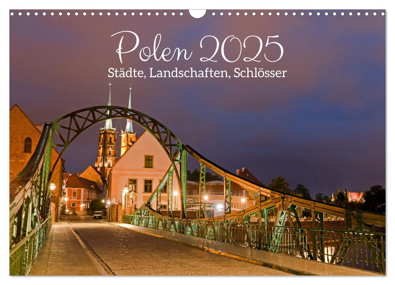 Cover: 9783383940217 | Polen - Städte, Landschaften, Schlösser (Wandkalender 2025 DIN A3...