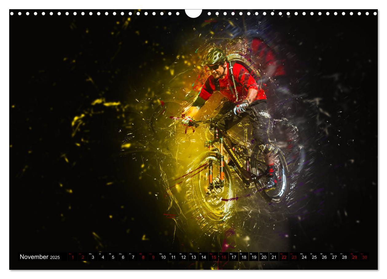 Bild: 9783435432646 | Downhill Explosion (Wandkalender 2025 DIN A3 quer), CALVENDO...