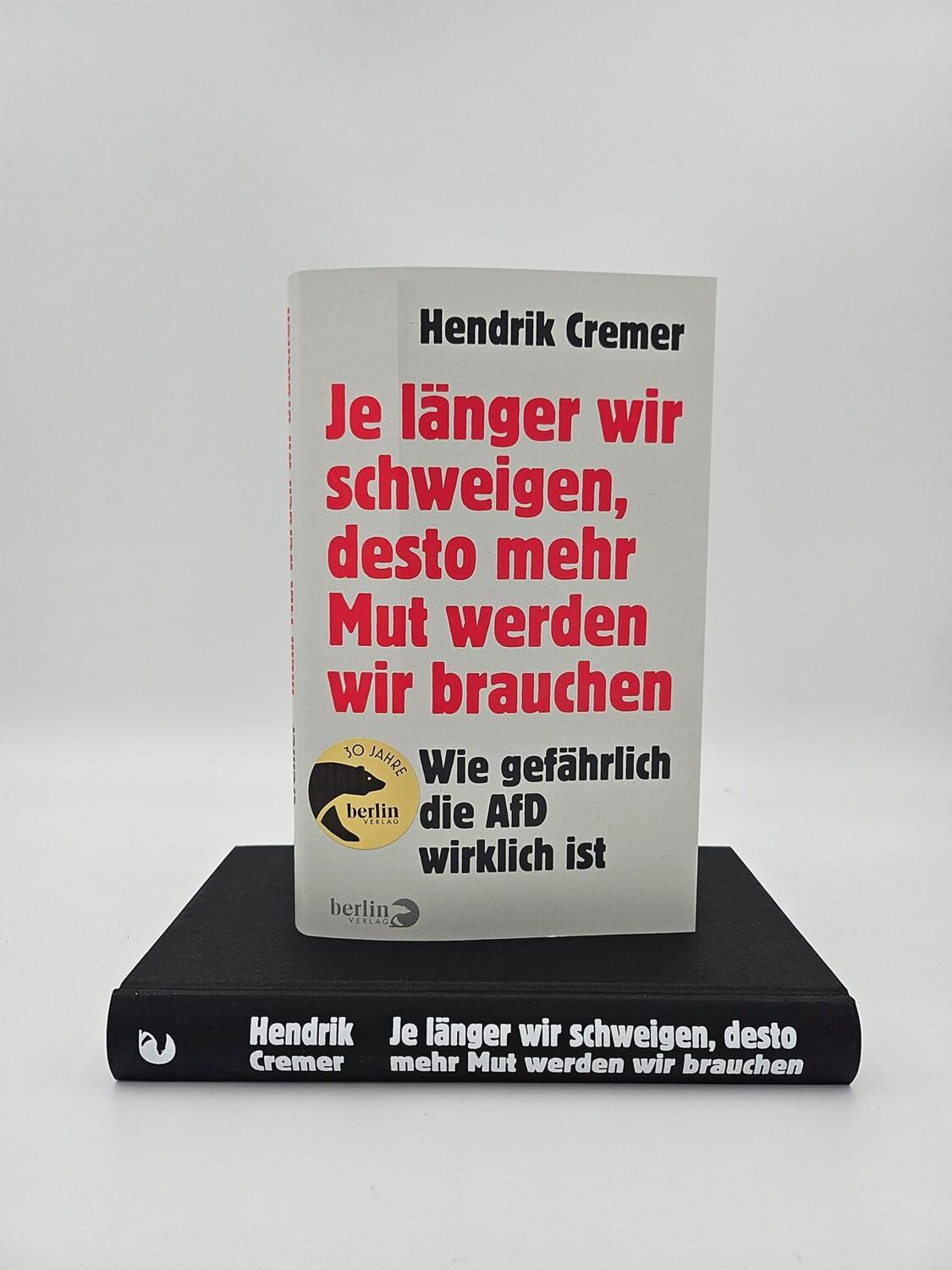 Bild: 9783827015082 | Je länger wir schweigen, desto mehr Mut werden wir brauchen | Cremer