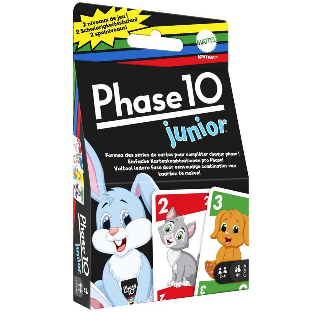 Cover: 887961964639 | Phase 10 Junior (D/F) | Spiel | Keine Batterien erforderlich | GXX06