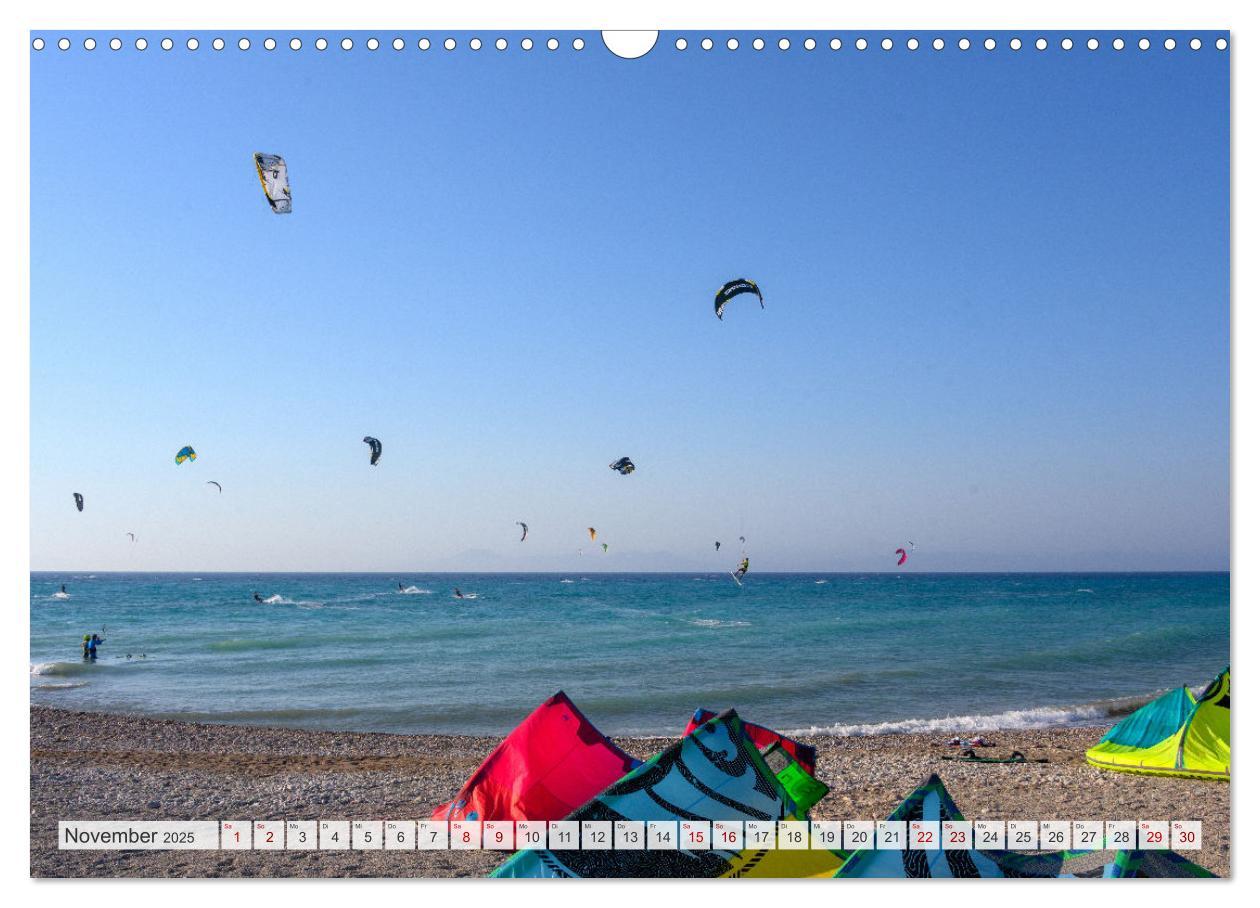 Bild: 9783435100606 | Faszination Kitesurfen (Wandkalender 2025 DIN A3 quer), CALVENDO...