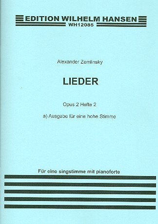 Cover: 9788759857380 | Lieder Op. 2 Book Two | Alexander Zemlinsky | Buch | 2002