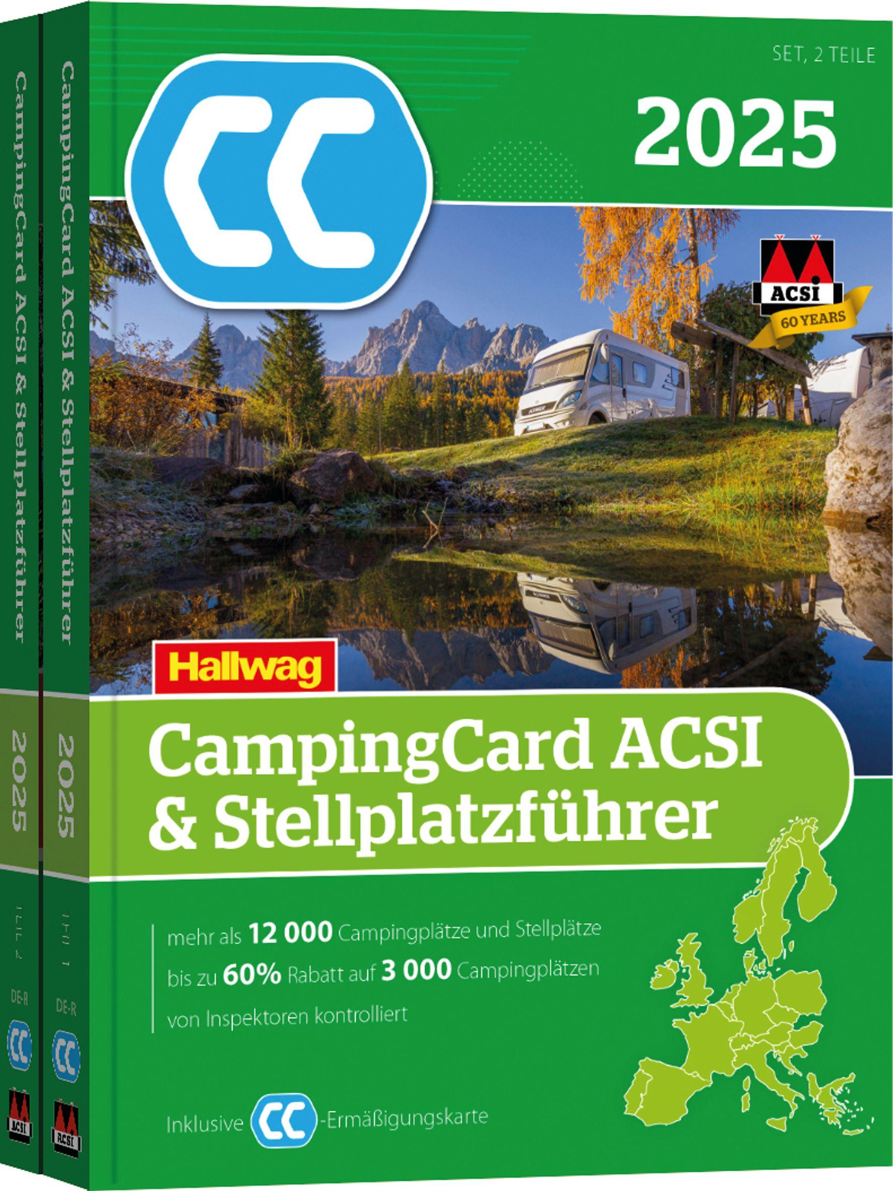 Cover: 9783828330078 | ACSI CampingCard &amp; Stellplatzführer 2025 | Taschenbuch | 1932 S.